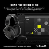 CORSAIR HS65 W/L GAMING HEADSET CARBON