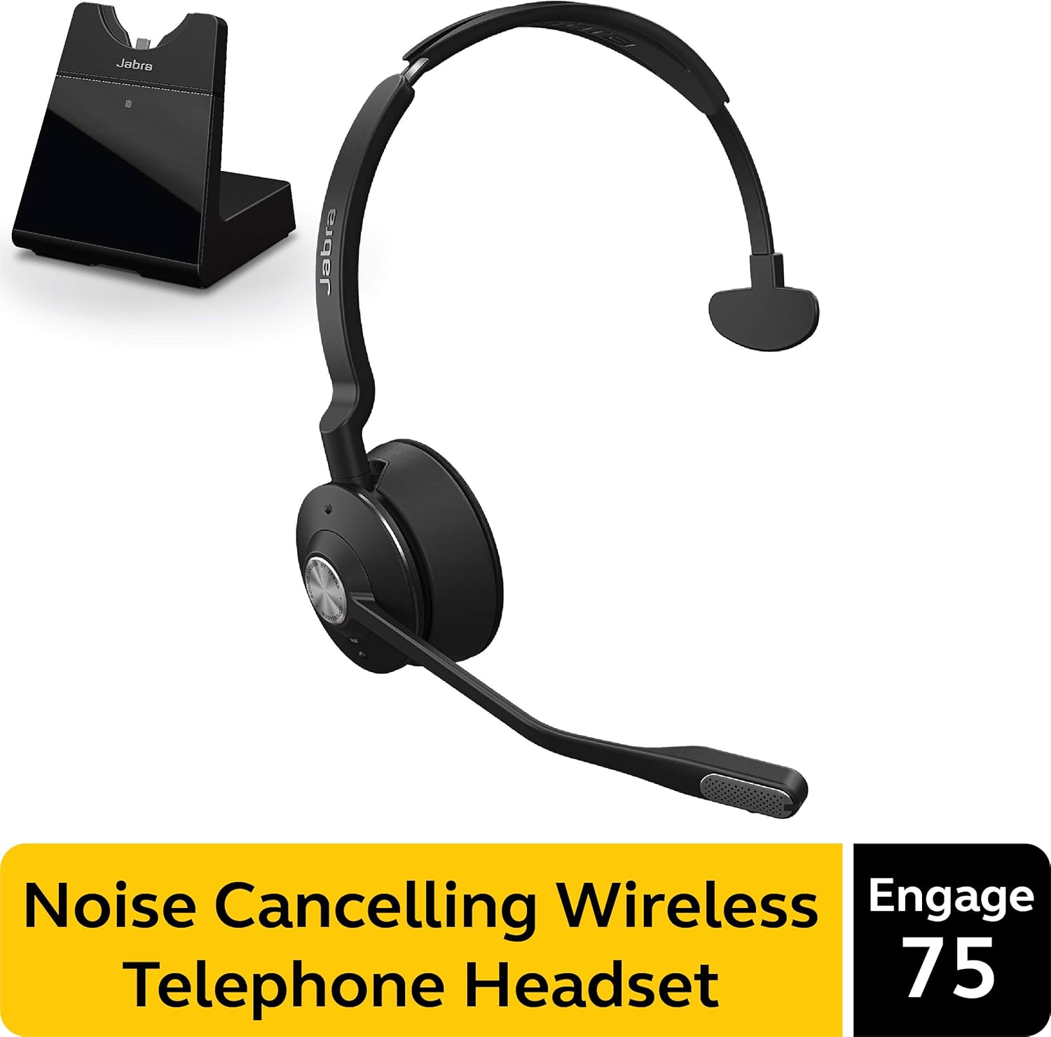 Jabra 40Hz–16kHz, Mono, Bluetooth 5.0, 13h, RJ-9, RJ-45, DECT, Micro-USB, 150m, Black
