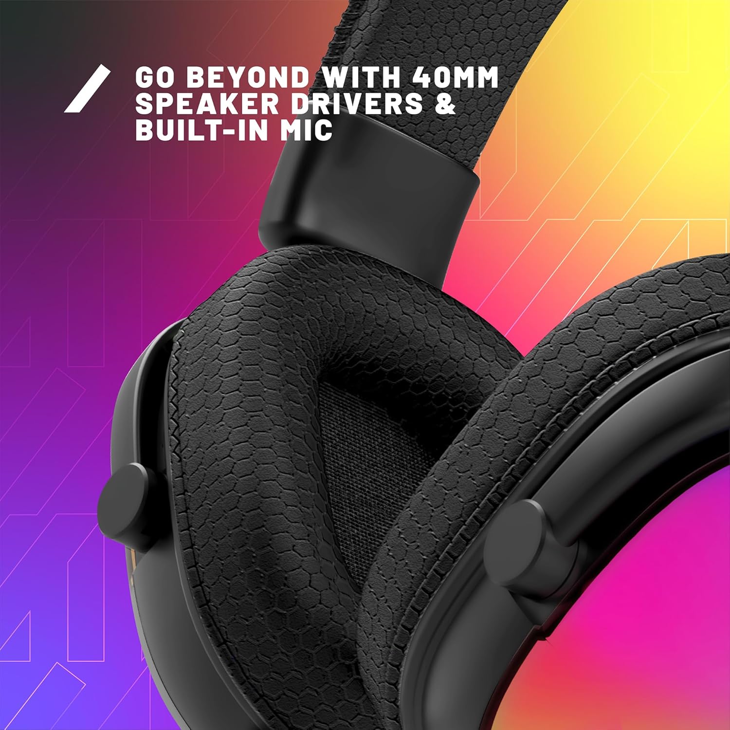 Stealth RADAR Gaming Headset Glow Black