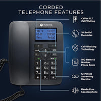 MOTOROLA DECT AND CORDED COMBO