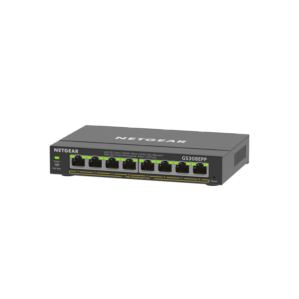 NETGEAR GS308EPP 8 PORT SWITCH