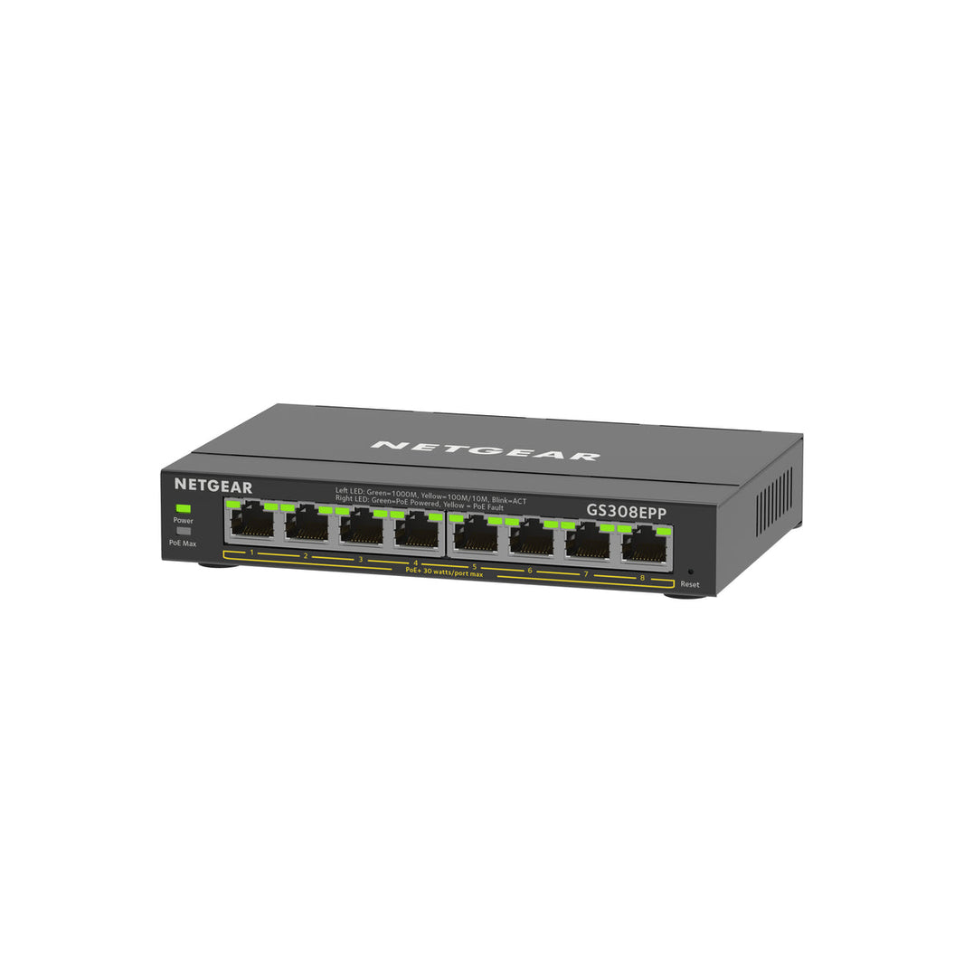 NETGEAR GS308EPP 8 PORT SWITCH
