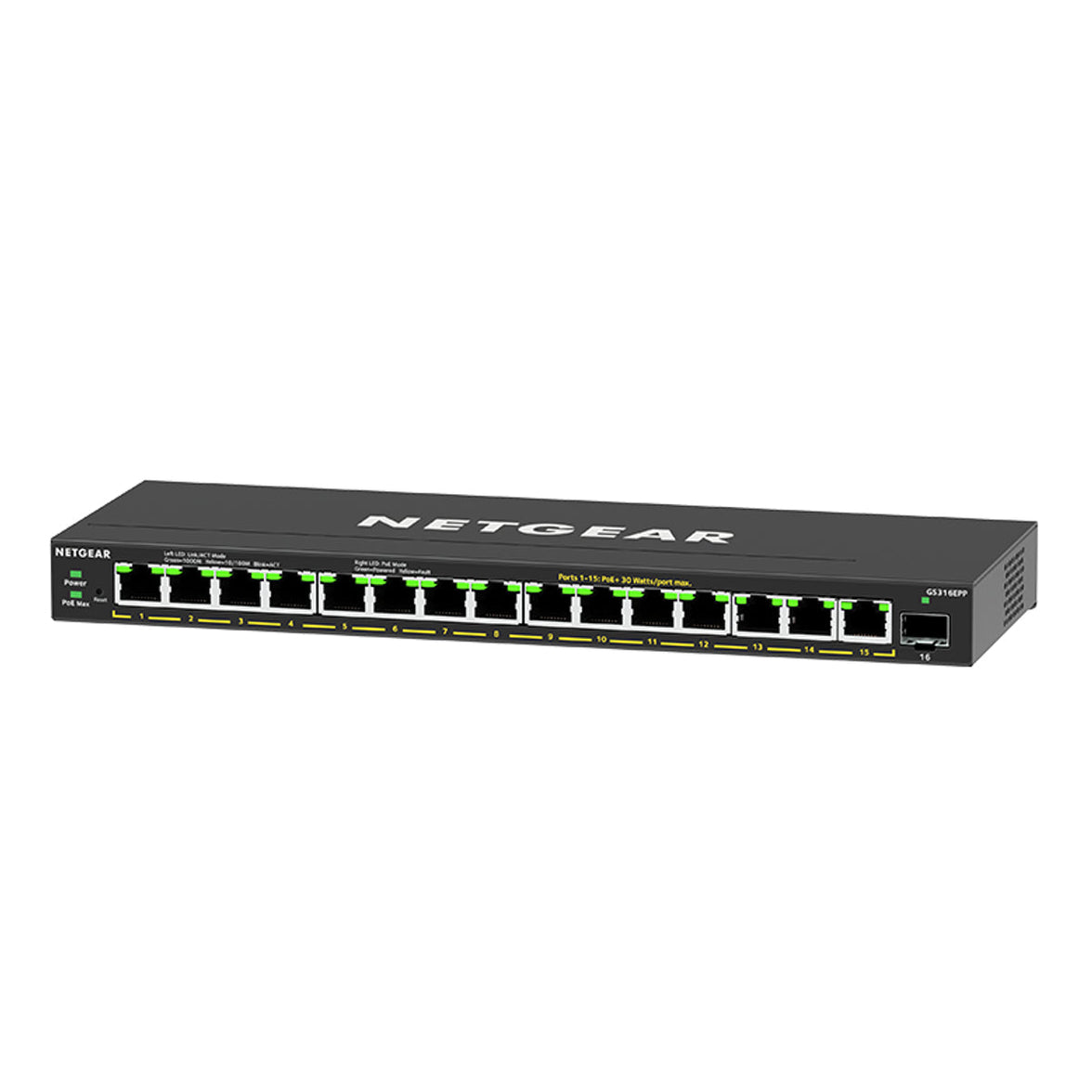 NETGEAR GS316EPP PLUS 16 PORT