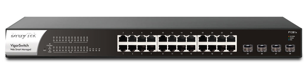 DrayTek Vigor VSP1281x POE smart Switch