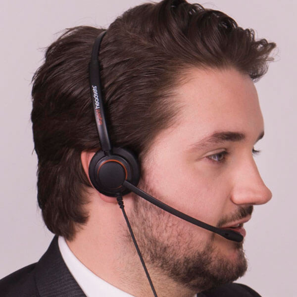 agent AP-1 Monaural NC Headset PLX QD
