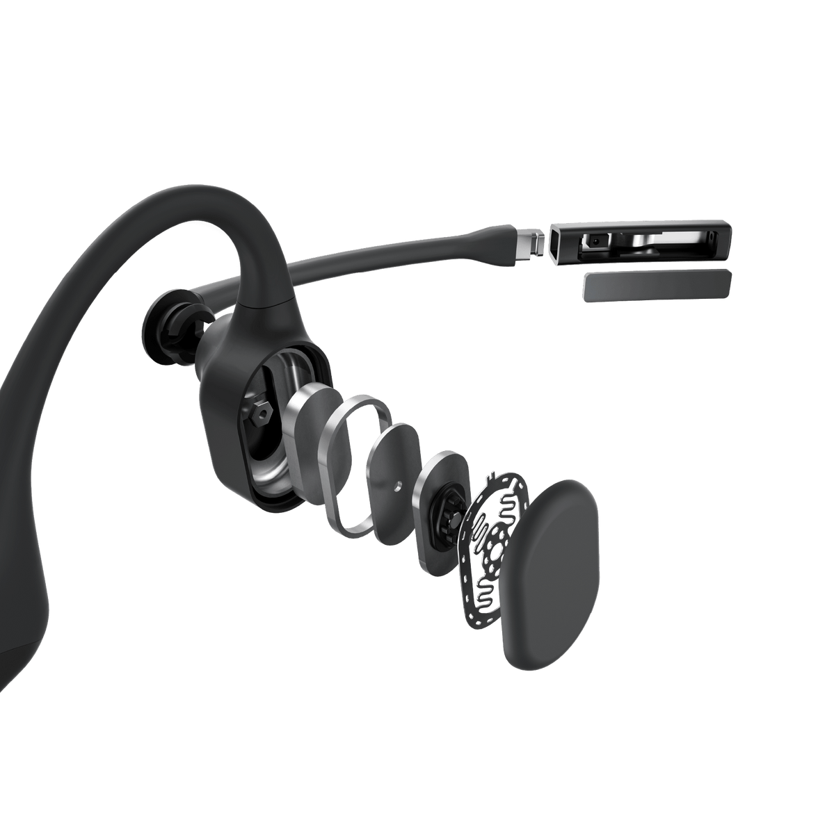 AfterShokz OpenComm NC - Black - No Adapter