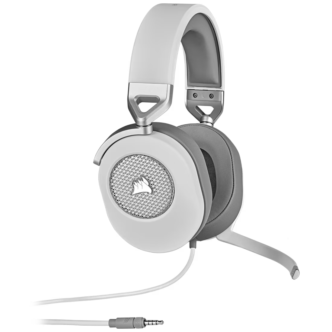 CORSAIR HS65 GAMING HEADSET WHITE WIRED