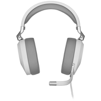 CORSAIR HS65 GAMING HEADSET WHITE WIRED
