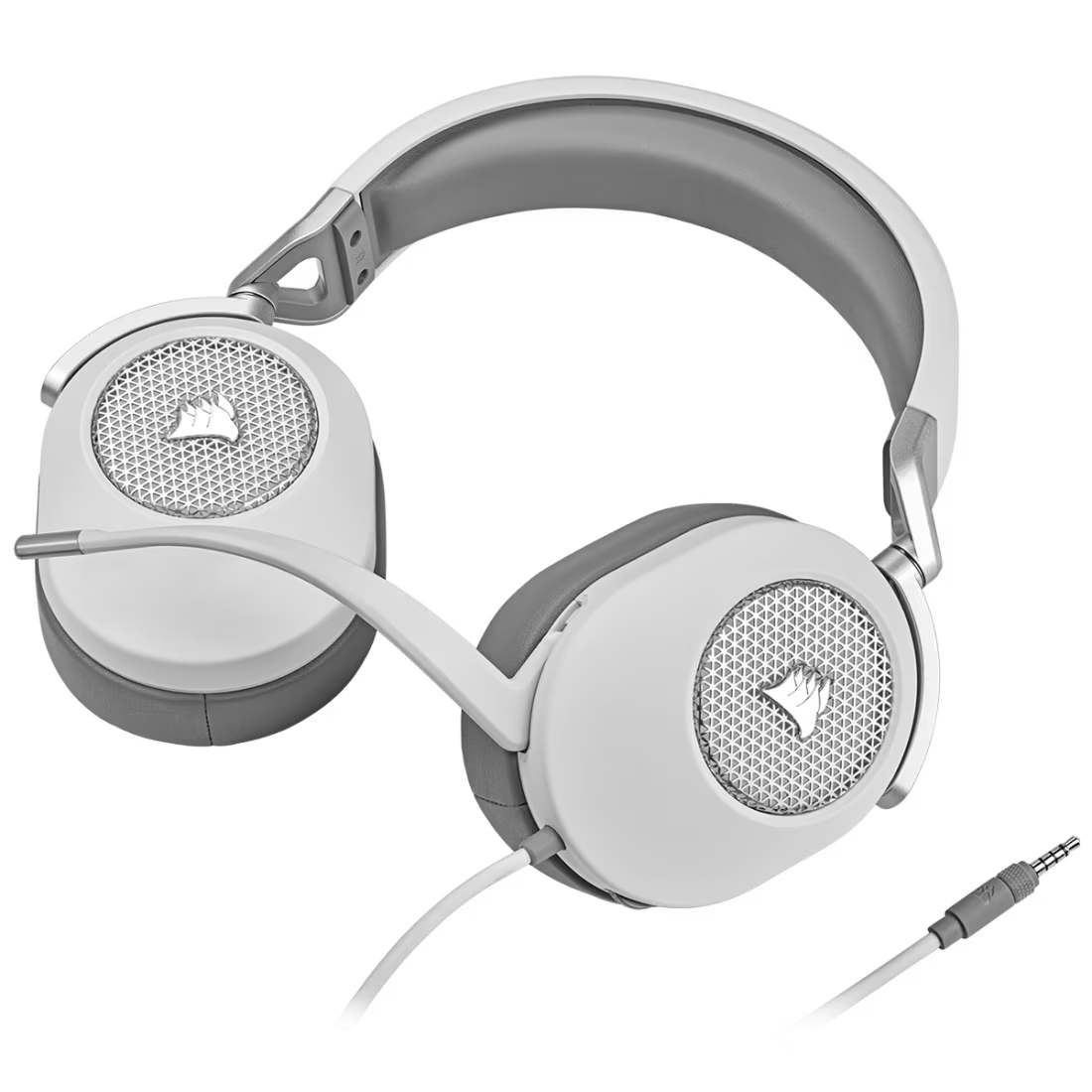 CORSAIR HS65 GAMING HEADSET WHITE WIRED