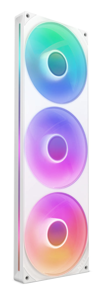 NZXT F420 RGB CORE TRIPLE FAN UNIT WHT