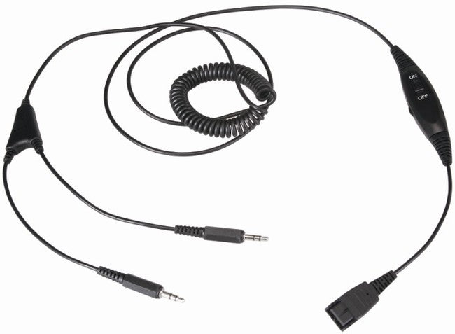Eartec Eartec 3.5mm Stereo QD for PC (Mic and Speaker Output)