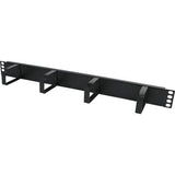 Excel 100-582 1U Rack Cable Management Bar, 4 Hoops