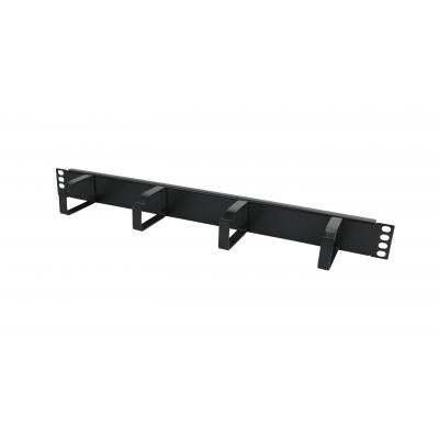Excel 100-582 1U Rack Cable Management Bar, 4 Hoops