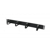 Excel 100-582 1U Rack Cable Management Bar, 4 Hoops