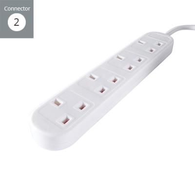 Connektgear 27-5031 4-Way UK Extension with C14 Plug