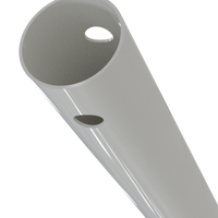 CHALTON 2M POLE 38MM (CHROME)