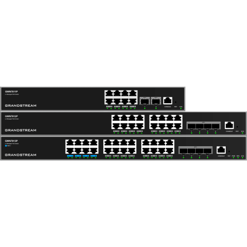 GWN7811P 8PORT L3 8 X POE, 2 X SFP