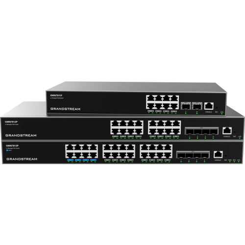 GWN7812P L3 SWITCH, 16 X POE, 4 X SFP