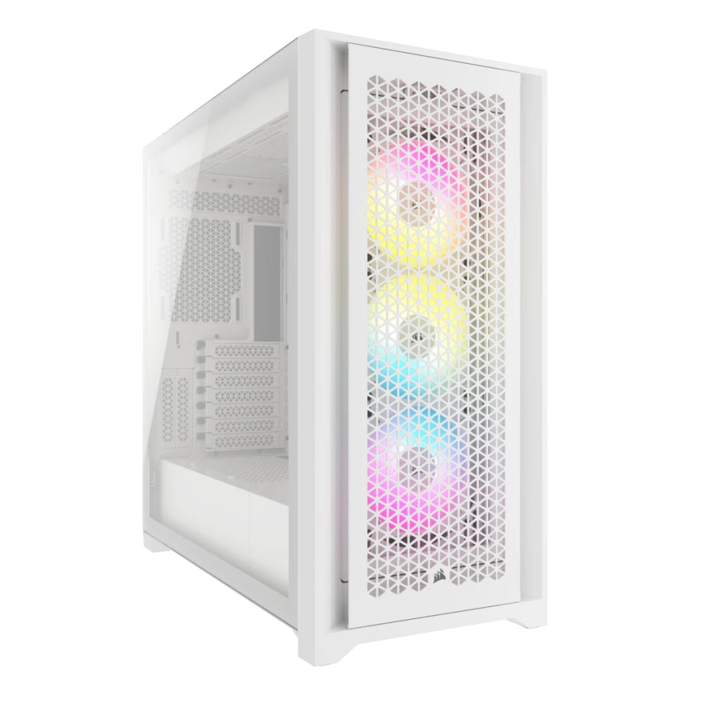 CORSAIR ICUE 5000D RGB WHITE MID CASE