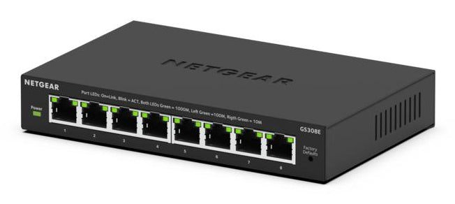 Netgear 8PT GIGABIT PLUS SWITCH