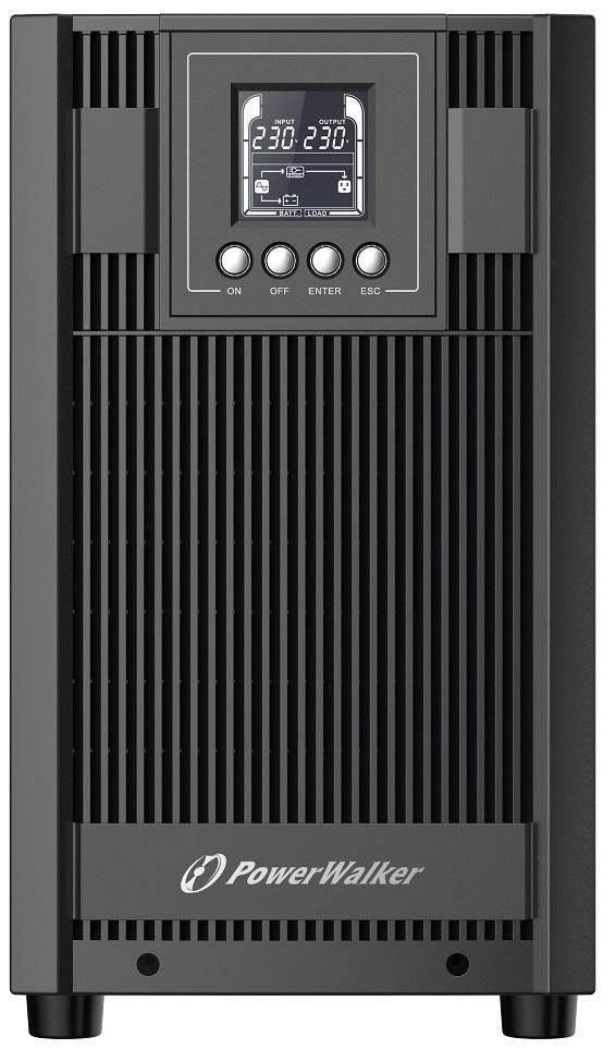 PowerWalker 3 kVA, 2.7 kW, 80-300V, 40/70VHz, 196x416x342mm, 21kg, Black