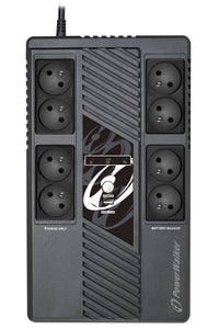 PowerWalker 600VA / 360W, 170-280 V AC, 50-60Hz, 1x 12V/7Ah, 8x CEE 7/5, 200x100x345 mm