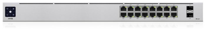 Ubiquiti USW-16-POE Gen 2, AC/DC, Internal, 60W, 16-Port Switch