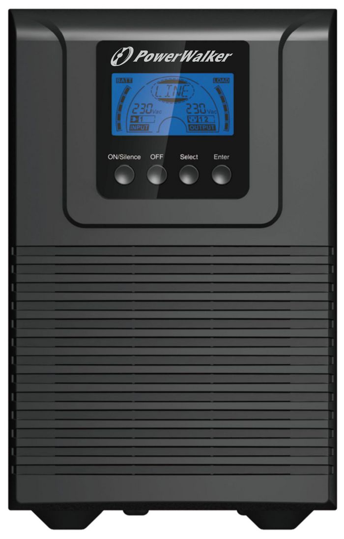 PowerWalker 1kVA, 900kW, 176-300V, 40-70Hz,144x356x229mm, 9.3kg, Black