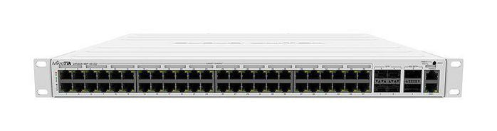 MikroTik 48x 10/100/1000, 4x 10G SFP+, 2x 40G QSFP+, PoE, 800 W, 443 x 352 x 44 mm