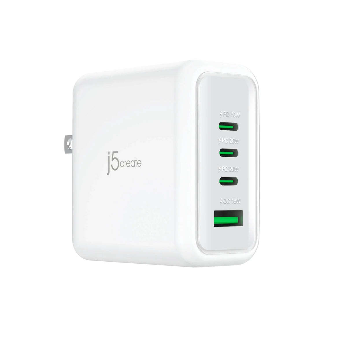 J5CREATE 70W GAN USB-C 4-PORT CHARGER