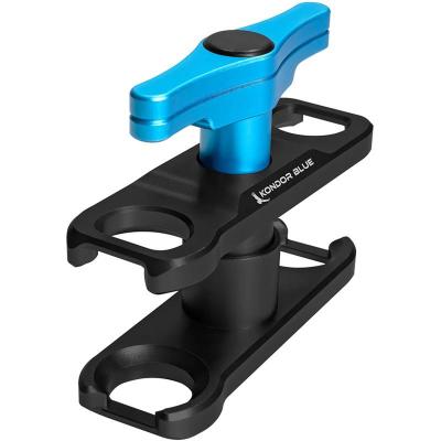 Kondor Blue Cine Magic Arm with Centre Clamp, Raven Black