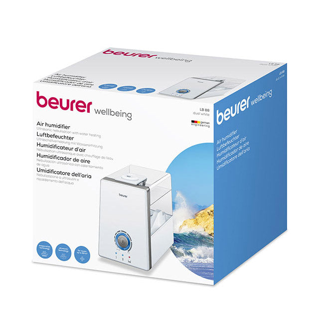 BEURER LB88 DUAL AIR HUMIDIFIER WHITE