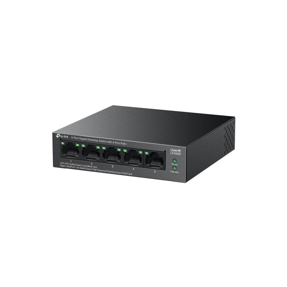 TP-LINK 5-PORT GB DESKTOP SWT 4 PT POE