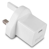 Lindy 73411 20W USB-C PD Wall Charger