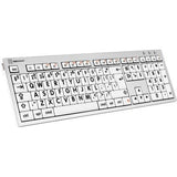 Logickeyboard Large Print Keyboard for Mac, Visually Impaired