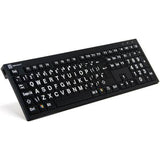Logickeyboard Large Print Keyboard for PC, Visually Impaired