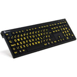 Logickeyboard Large Print Keyboard for PC, Visually Impaired