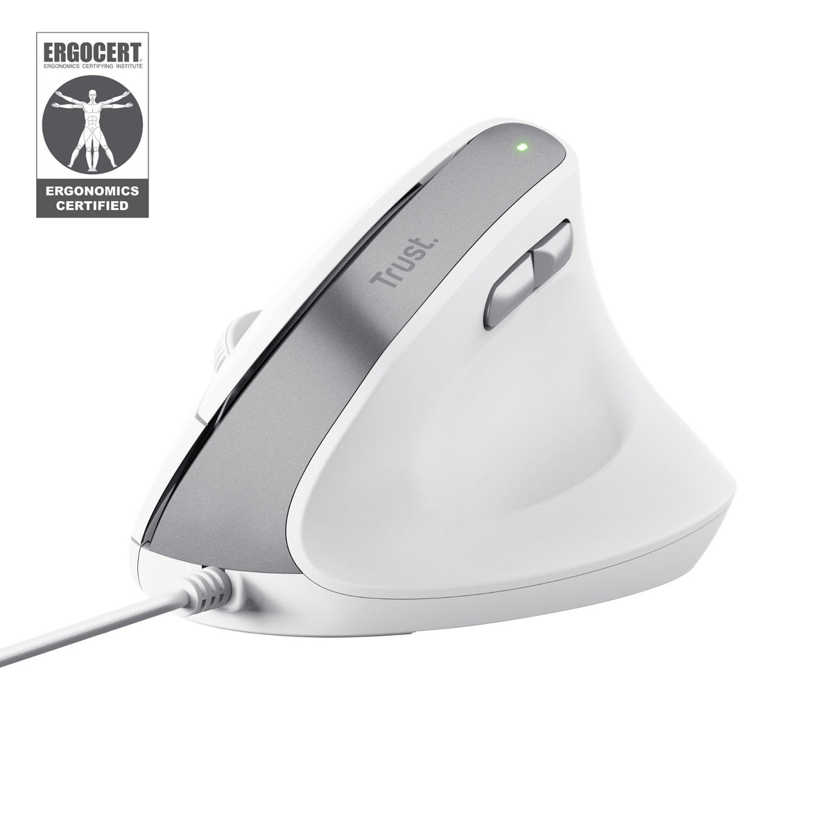 Trust BAYO II ERGONOMIC MOUSE WHT