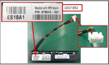 HPE Smart Storage Battery 96W, 145mm cable