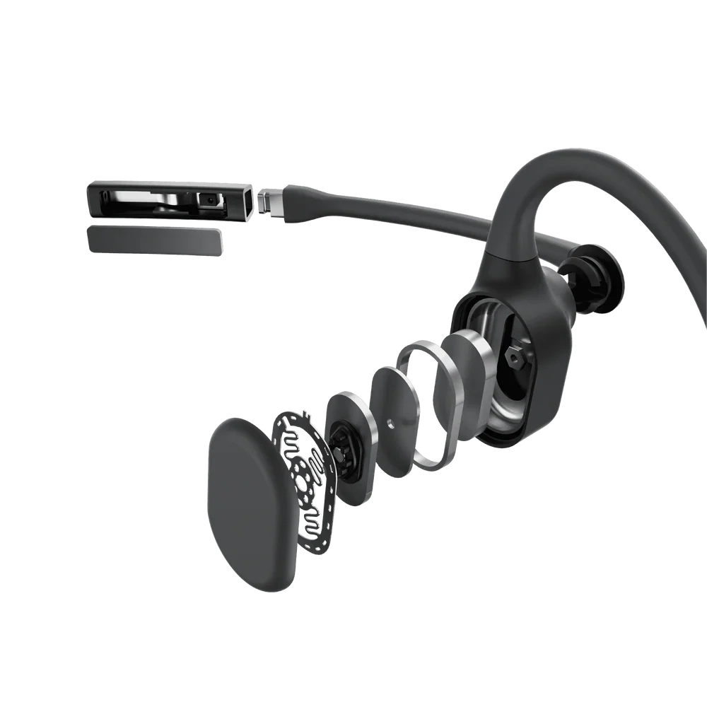 SHOKZ OpenComm2 UC Bluetooth with Type C Charging Port & USB-A Adapter