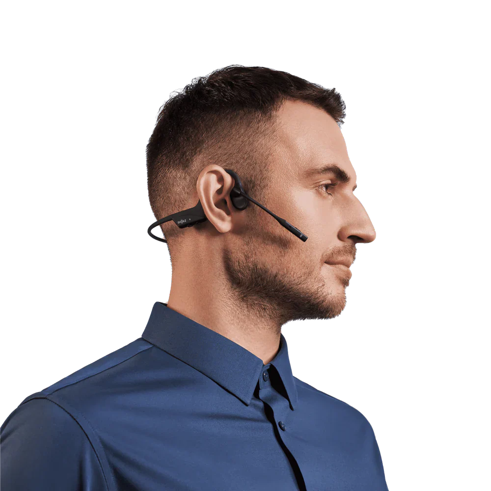 SHOKZ OpenComm2 UC Bluetooth with Type C Charging Port & USB-A Adapter