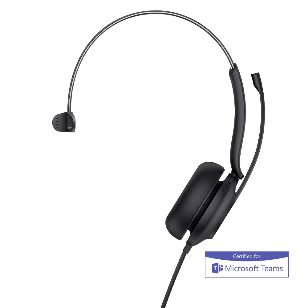 Yealink UH35 Mono USB-C/A Wired Headset with Leatherette ear cushion (Teams Edition)