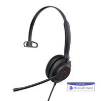 Yealink UH35 Mono USB-C/A Wired Headset with Leatherette ear cushion (Teams Edition)
