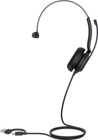 Yealink UH35 Mono USB-C/A Wired Headset with Leatherette ear cushion (Teams Edition)