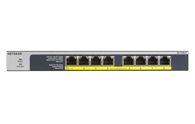 Netgear GS108LP PoE+ Switch