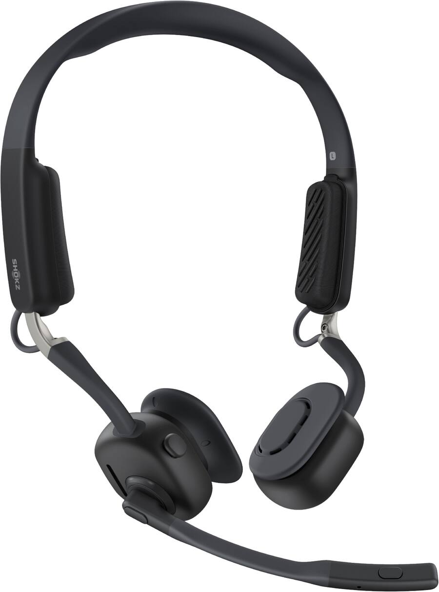 SHOKZ OpenMeet Wireless Bluetooth Bone Conduction Videoconferencing Headset