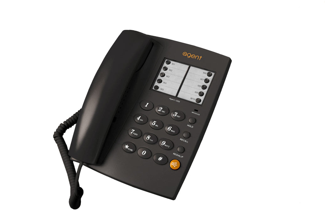 agent 1000 Basic Telephone Black