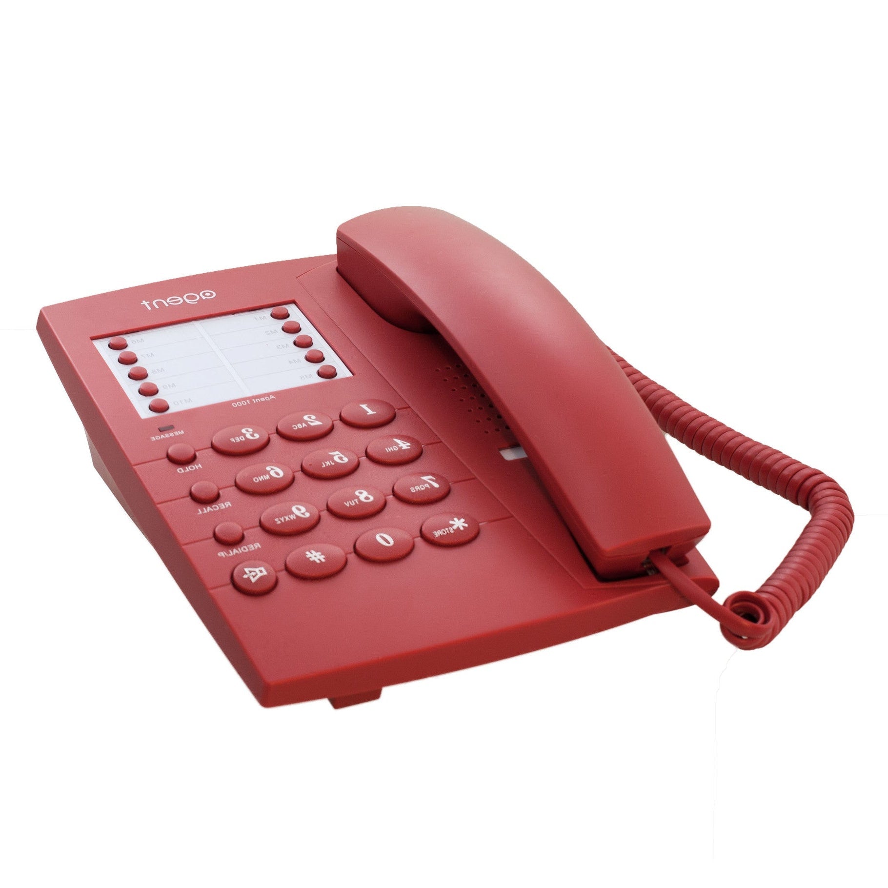 agent 1000 Basic Telephone Red