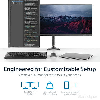 StarTech.com Dual Monitor Arm