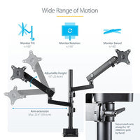 StarTech DESK MOUNT DUAL MONITOR ARM - 32IN VESA